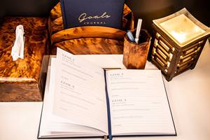 OVO Printing Goal Journal SMART Planner <strong>Habit</strong> Tracker Notebook Weekly Reflections <strong>Book</strong> With Box