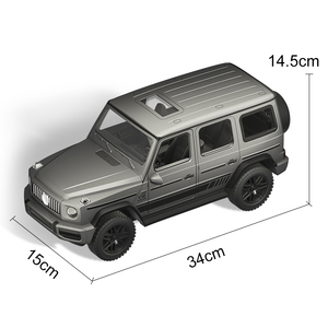 Hochwertiges 2.4G Elektro-RC-Car für Kinder Offroad-Simulation mit leichter Musik gesten steuerung USB-Ladekabel Metall material - Product Image 6