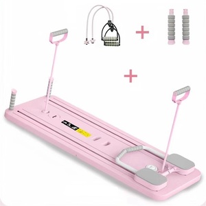 Foldable Pilates Reformer Board <strong>AB</strong> <strong>Exercise</strong> Training Mulit- Machine Pilates Board Roller <strong>Total</strong> Core Fitness Equipment