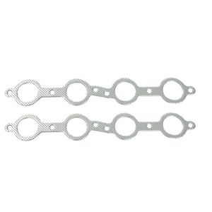 Exhaust Manifold <strong>Header</strong> Gasket Kit for 1982-2004 Chevy GMC LS Swap S10 LS1 LS2 LS3 LS6 V8 <strong>1</strong>-5/<strong>8</strong>&quot; Shorty <strong>Header</strong> Exhaust USA STOCK - Product Image 6