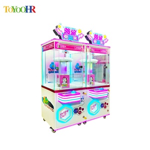 収入コイン式ギフトゲーム機フリースピンクリップステッカーカードスキルゲームマシンクリップ賞品機 - Product Image 3