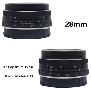 Meke Meike 28mmf2. 8 ống kính lấy nét thủ công cố định và nhồi máu cơ tim cấp tính patientspcipostoperativeminstall máy ảnh không gương lật - Product Image 5
