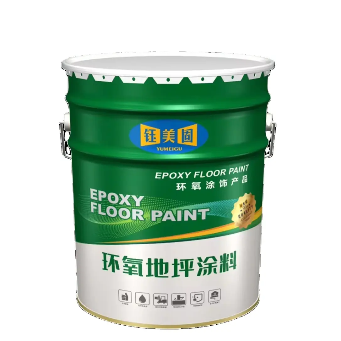 Garage floor paint YMG Te78 Top Coat Non-Yellowing Solvent-Free Epoxy Floor Coating Liquid Appearance Mixture Formula floor epoxy coating