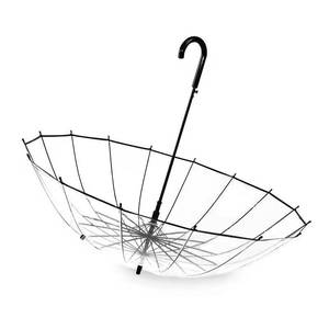 16 צלעות חזק windproof אוטומטי פתוח עמוק כיפה pe פלסטיק j וו חתונה צילום גשם ציוד - Product Image 5