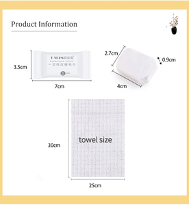 Yüz sıkıştırılmış havlu Tablet uçak havacılık seyahat için tek kullanımlık havlu uçucu toplu çevre dostu özel sıkıştırılmış havlu - Product Image 6