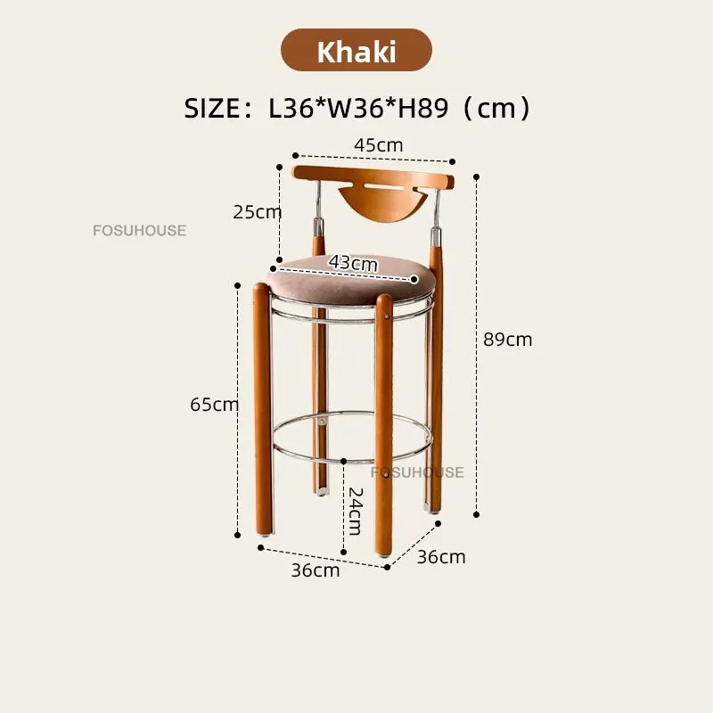 65cm-Flanelle kaki