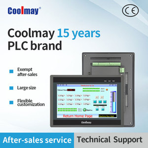 Coolmay automatización 24V AC DC motor relé entrada digital analógico HMI integrado PLC PAC y controlador dedicado todo en uno