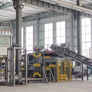 Precio de fábrica Línea de producción de bloques de cemento Máquina de fabricación de bloques completamente automática Maquinaria de fabricación de ladrillos - Product Image 1