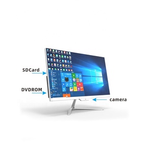 Best Price 23.8 Inch Core <strong>I3</strong> 7th CPU <strong>Processor</strong> Family Home Camera DVD Monoblock All in One Gaming <strong>Computer</strong> - Product Image 1