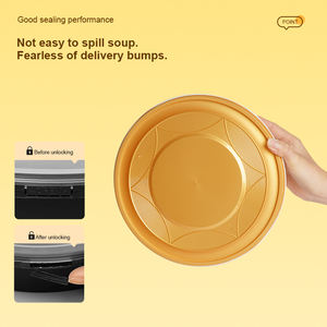 กล่องอาหารที่ปิดสนิทสำหรับใส่อาหารกล่องอาหารเข้าไมโครเวฟได้ทำจาก PP 124ออนซ์เกรดใช้แล้วทิ้ง - Product Image 4