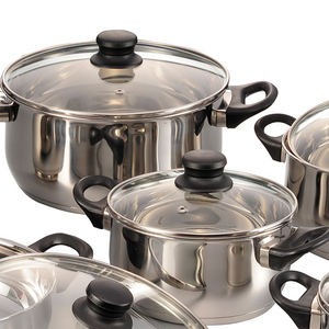 ร้อนใหม่บ้านทำอาหารเหล็ก Nonstick เครื่องครัว12ชิ้นชุดเครื่องครัว
