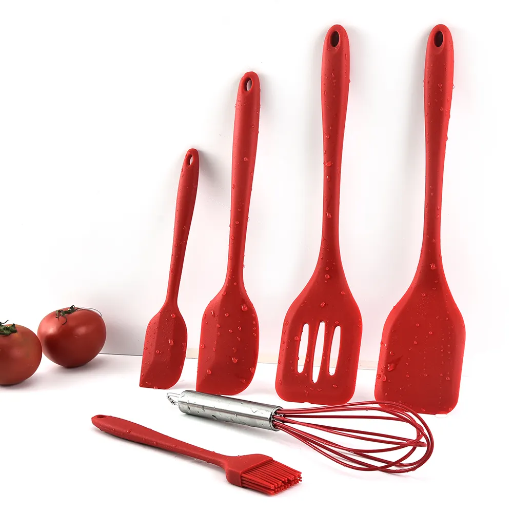 Set di utensili da cucina con Logo personalizzato in Silicone per gadget natalizi 6 pezzi