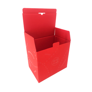 Kırmızı karton kutular özel logo ambalaj için özel baskılı oluklu karton kutuları - Product Image 6