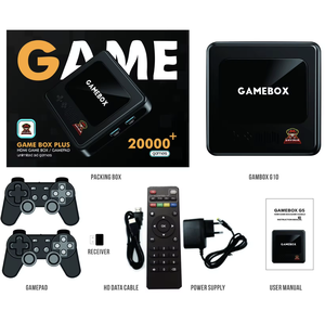 Ретро игровая консоль G10 Игровая приставка двойная система 4k Hd Tv Player встроенный 16gb 50000 + игры 50 эмуляторов для Psp/ps1/n64 - Product Image 1