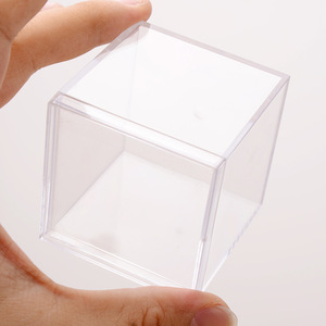 Vuông trong suốt hộp acrylic cho Biscuit sô cô la Thạch Đường bao bì kẹo đám cưới thực phẩm hộp hiển thị - Product Image 5