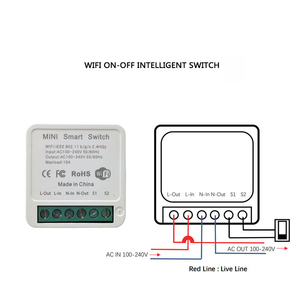 Wifi Smart Switch Modul Switch über Tuya Smart Life App Fernbedienung schalter für Smart Home Automation - Product Image 3