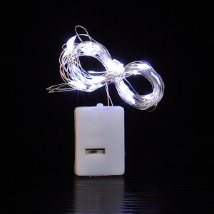 Batteria a bottone luci di rame lampeggiante luce fata per il Festival colorata stringa di luce a LED per la decorazione dell'albero di natale - Product Image 6