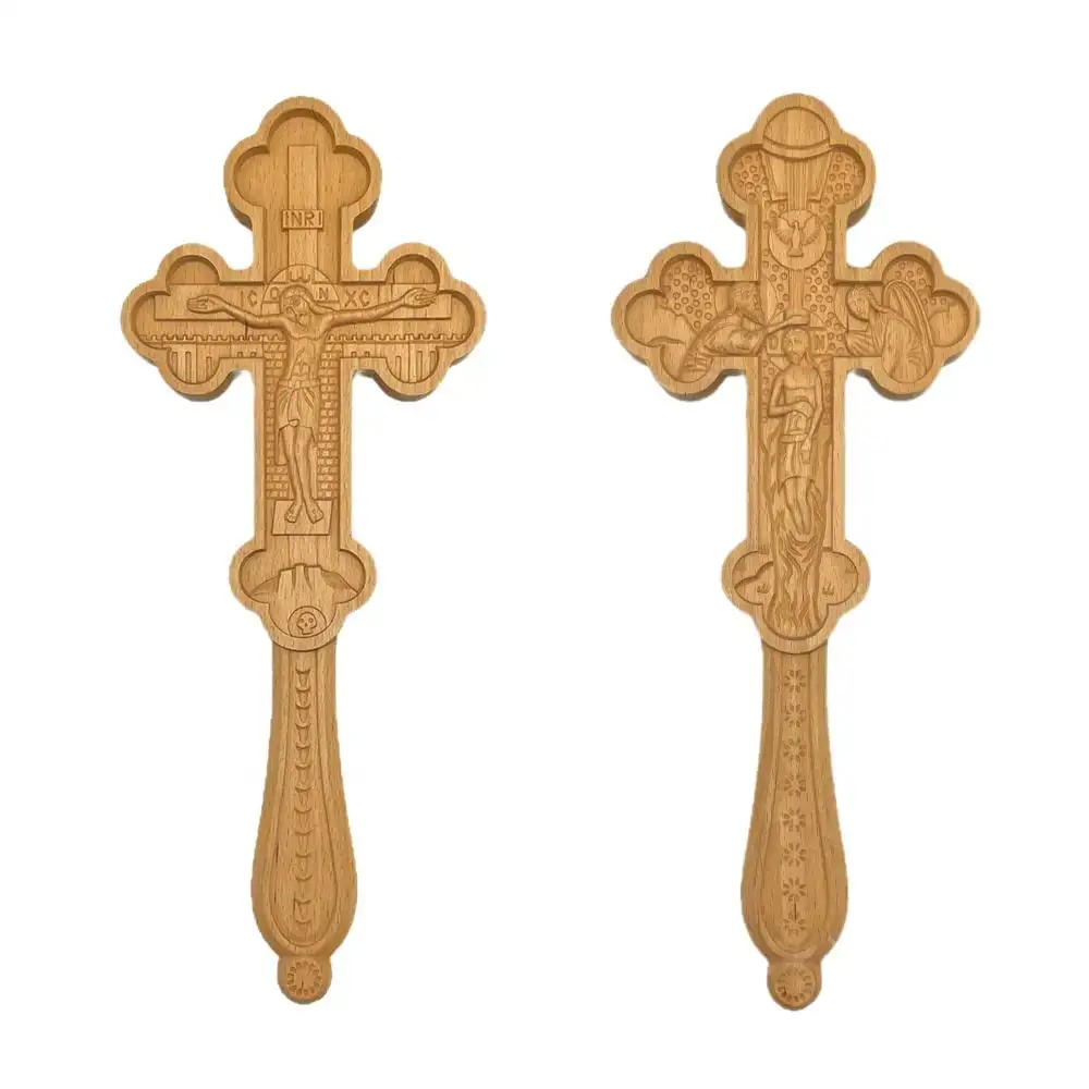 Ultima croce ortodossa di vendita calda croce di legno dal design unico
