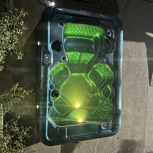 126inch 6 người ngoài trời bồn tắm nước nóng yjacuzzi Spa hồ bơi lười biếng lớp baina <span class=keywords><strong>remous</strong></span> paresseux Ống nóng ngoài trời Whirlpool với màu - Product Image 1