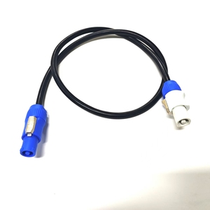 Luz de escenario PowerCon Cable de alimentación AC PowerCon Blue Entrada a PowerCon Salida gris 12AWG Cable de extensión de alimentación de 3 pines - Product Image 1