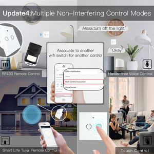 Новое прибытие ЕС Смарт 2 way выключатель света 3 банды с высоким качеством - Product Image 5