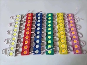 9LED DC 12V 24V 2.4W ความสว่างสูง SMD LED โมดูลกันน้ําด้านข้าง LED COB ไฟโฆษณาวงกลมโมดูล - Product Image 2