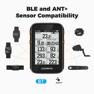 Ordenador de bicicleta inalámbrico impermeable GPS para bicicleta con retroiluminación automática pantalla LCD BT velocímetro odómetro para bicicleta de carretera Moun - Product Image 5