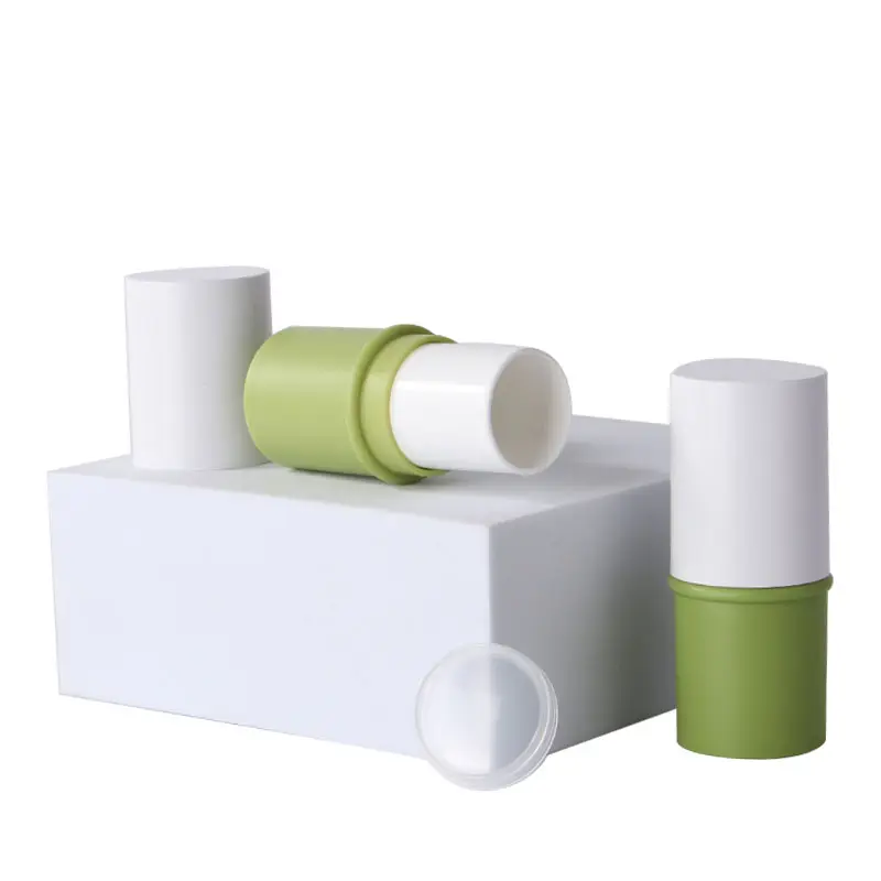 Desodorante plástico Round Twist Up 6g Recipientes de desodorante ABS PP ecologicamente corretos