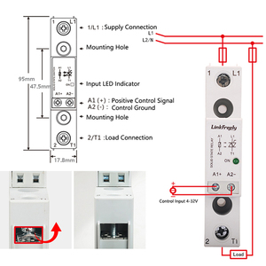TRA23D25 DC- AC Industrial Automation Solid State <strong>Relay</strong> 3V 3.3V 5V 12V 24VDC <strong>Input</strong> <strong>Output</strong> 25A /24-280VAC SSR <strong>Relay</strong> Board <strong>Module</strong>