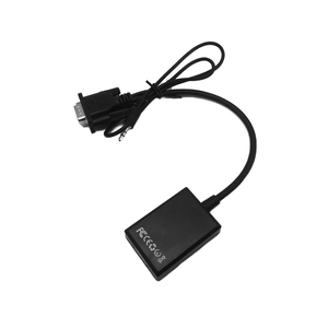 Alta calidad Mini VGA a HD DC Micro USB Cable convertidor adaptador pantalla a Color precio de fábrica 3,5mm salida proyector Audio uso - Product Image 4