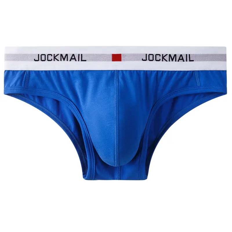 JOCKMAIL-ropa interior sexy para hombre, bóxer de moda blanco, calzoncillos de algodón australiano de color sólido con pantalones cortos populares