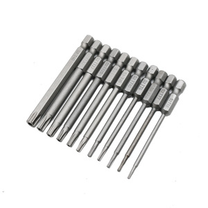 12個S2スチールセキュリティビットドライバーセットセキュリティトルクスドライバービットセット - Product Image 2