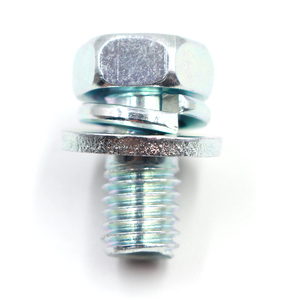 Phillips Pan yıkayıcı kafa makine vidaları 1/2 "X 2-1/2" paslanmaz Hex cıvata soket kombinasyonu vida - Product Image 1
