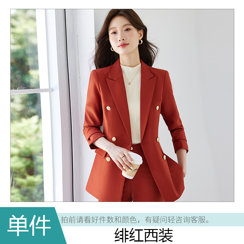 Crimson suit