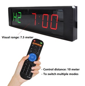 Impostazioni del programma personalizzate orologio con controllo remoto per conto alla rovescia con modalità di allenamento multiplo Timer per l'intervallo di Fitness in palestra digitale - Product Image 2