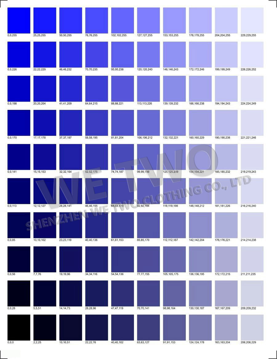 Color azul