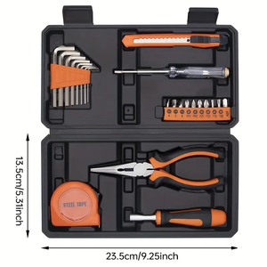 Low Price 23pcs Manual Home Hardware <strong>Tool</strong> Kit <strong>Tools</strong> for House Repairs - Product Image 3