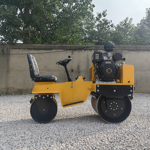 Long780 kg uygun maliyetli sürüş-sıkıştırma için koltuklu küçük Mini yol silindiri - Product Image 4