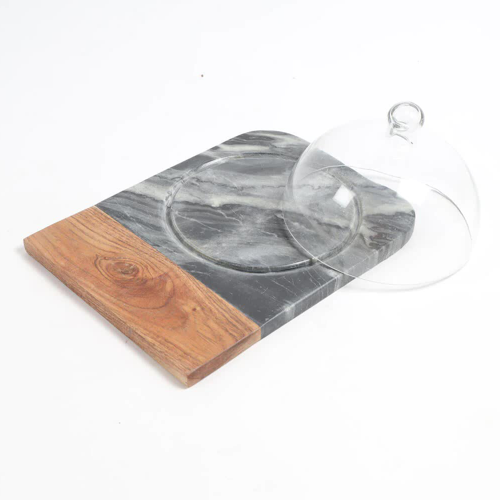 Natural Wood & Marble
