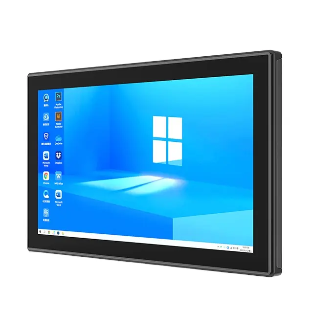 15.6 inch Industrial waterproof capacitive touch Vehicle Monitor LED HD LCD Screen Vehicle All-in-One Panel PC monitor