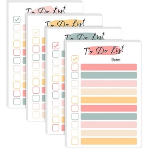 Customized Rainbow Creative English <strong>Notebook</strong> Sticker Self-Adhesive Convenient Plan Cover To Do List Note - Product Image 4
