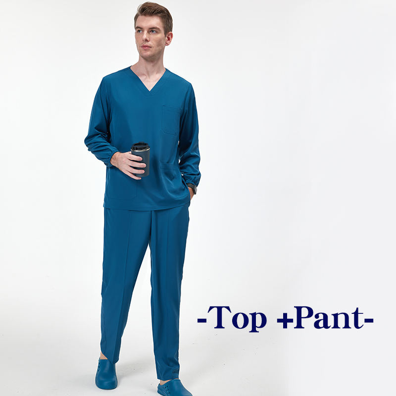 เสื้อแขนยาวผู้ชายสีคราม