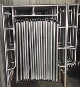 H çerçeve İskele ve İskele inşaat tekerlekleri boru çelik çerçeve iskele sistemi bina için - Product Image 4