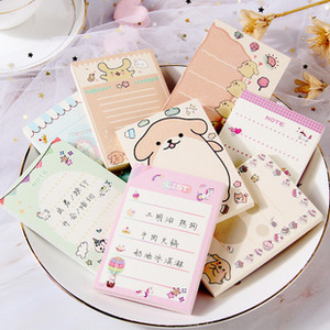 热销创意可爱便笺学生记事本卡通可以呵护方便留言纸记事本定制 - Product Image 3