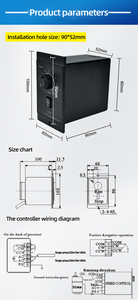 Configuración de velocidad Controladores de motor de 220V para un rendimiento óptimo del motor Controlador DE VELOCIDAD DE CA - Product Image 3