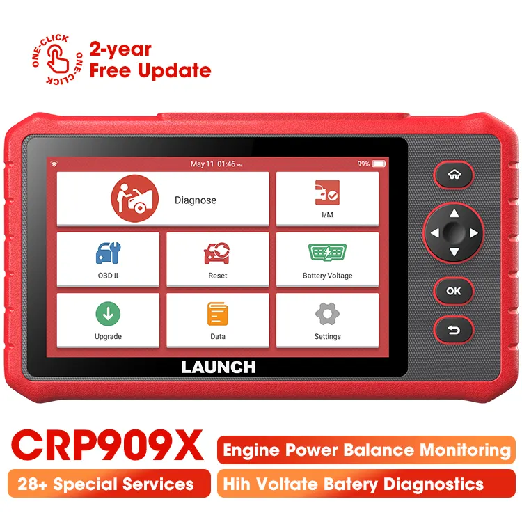Launch CRP 909 CRP909X 909E Automotive Diagnostic Tool Auto Scan Diagnosen Alle system X431 diagun