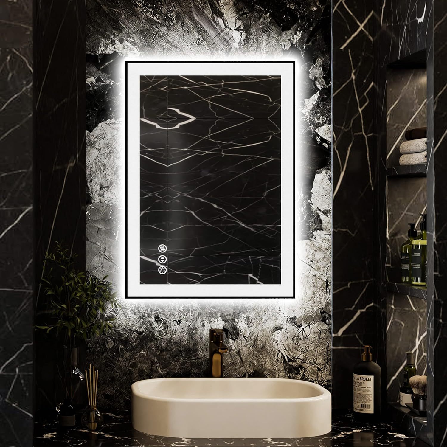Front and Backlit With Frame