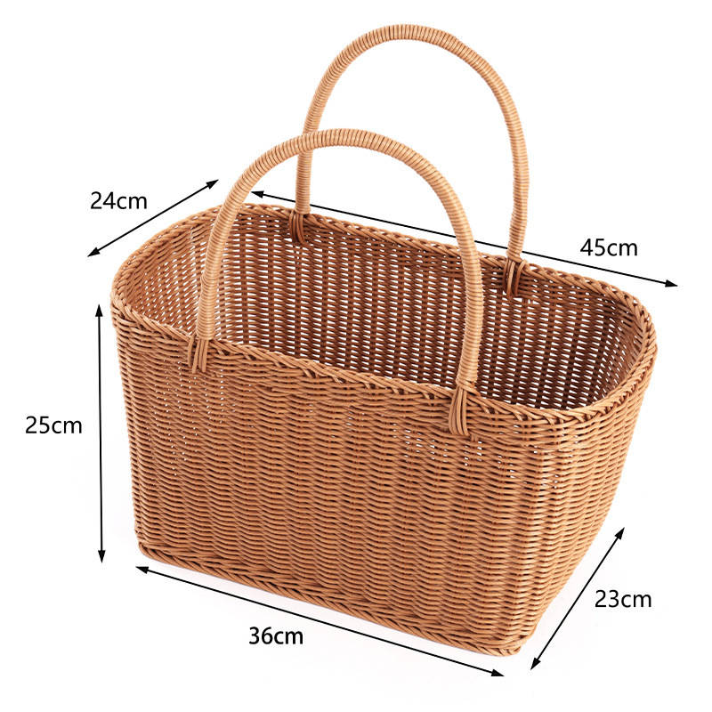 brown Extra large sturdy basket