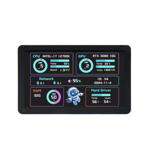 7-inch Secondary screen USB computer sub screen supports <strong>Raspberry</strong> <strong>Pi</strong>, Windows, <strong>Android</strong> and other system 7 inch IPS touch panel - Product Image 1