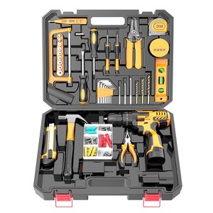 Donanım elektrik güç combo kiti akülü herramientas matkap makinesi set diğer el anahtarı aleti kutu seti araçları kiti aracı setleri - Product Image 6